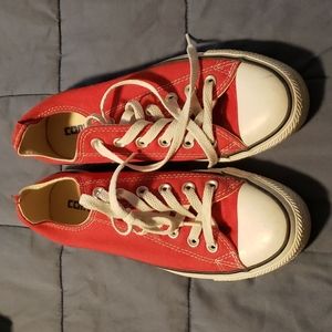 Mens Red Converse 5.5 Womens 7.5